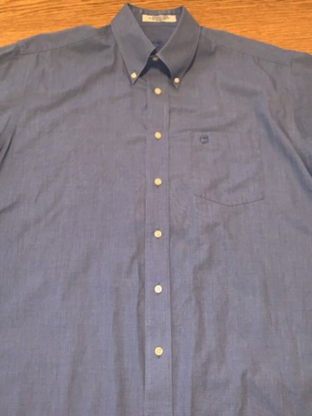 Duck Head 1865 Men's L Large L/S Button Up Dress Shirt Blue 16-16.5 34/35 - Picture 4 of 10